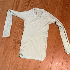 Lululemon Athletica Mint Green Long Sleeve Top